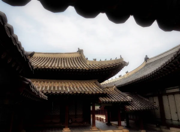 Palácio Tradicional Coreano Changgyeonggung Edifício Tradicional Changgyeonggung Palace — Fotografia de Stock