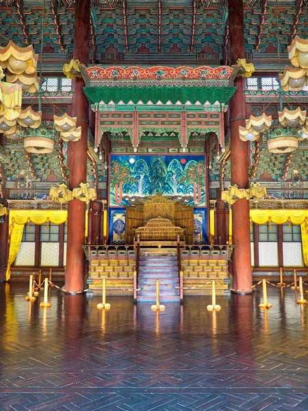 Koreas Traditionella Palats Changdeok Palace Inne Palatset — Stockfoto