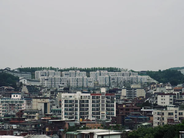 Seul Şehrinde Eski Yerleşim Bölgesi Kore — Stok fotoğraf