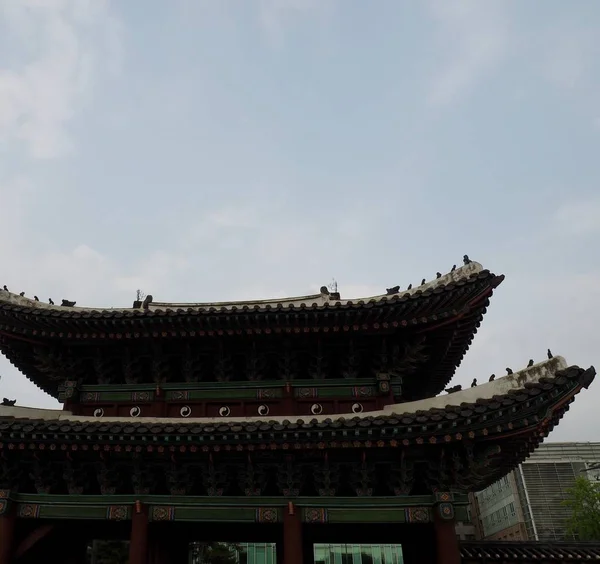 Koreański Tradycyjny Pałac Changgyeonggung Budynek Tradycyjny Pałac Changgyeonggung — Zdjęcie stockowe