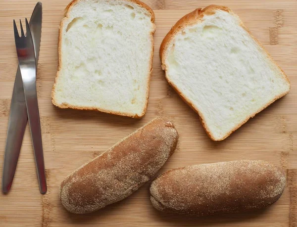 Pane Integrale Pane Semplice — Foto Stock