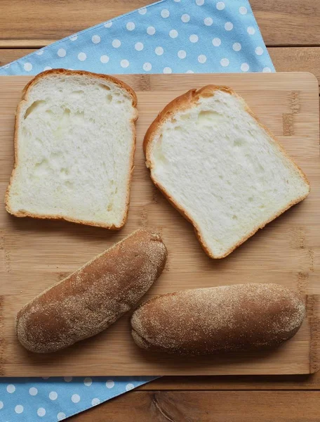 Whole Wheat Bread Plain Bread — Stock Photo, Image