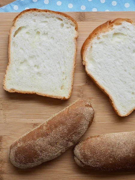 Pane Integrale Pane Semplice — Foto Stock