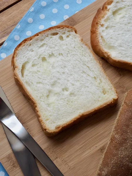 Целый Хлеб Пшеницы Простой Хлеб — стоковое фото