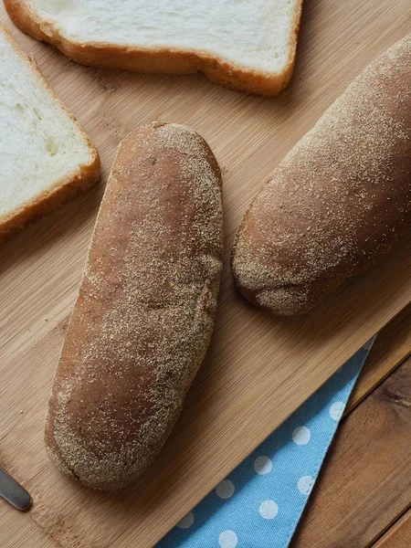 Pane Integrale Pane Semplice — Foto Stock