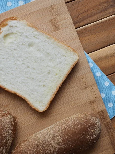 Pão Integral Trigo Pão Simples — Fotografia de Stock