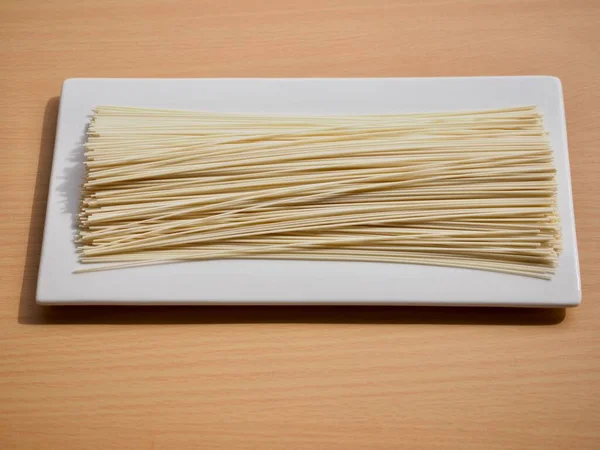 Aziatische Voedsel Gedroogde Bloem Noodles — Stockfoto