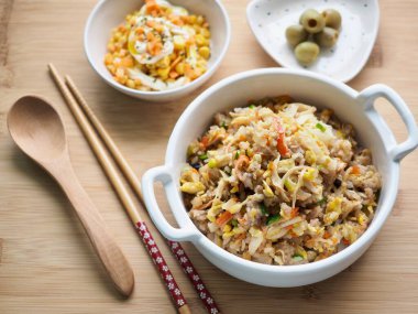 Asya gıda Sebze kızarmış pilav