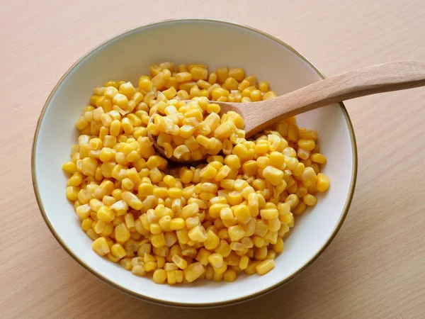 Sweet Corn Ceramic Bowl — Stock Photo, Image