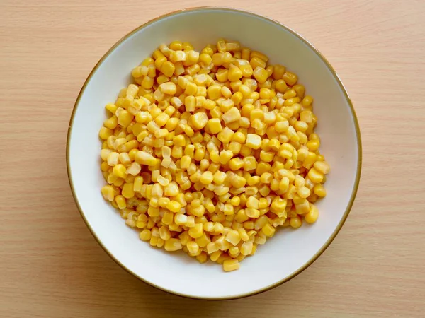 Sweet Corn Ceramic Bowl — Stock Photo, Image