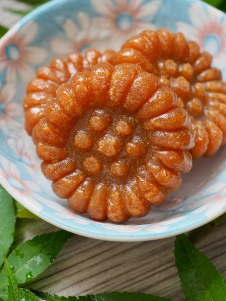 Korejské Tradiční Sladkosti Yakgwa Honey Cookie — Stock fotografie