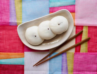 Kore yemeği pirinç şarabı pasta, gijeong tteok