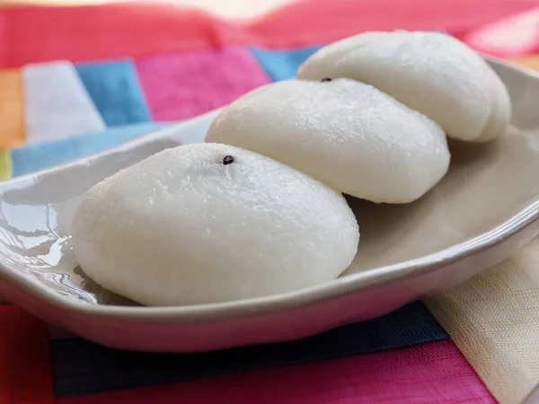 Comida Coreana Bolo Vinho Arroz Gijeong Tteok — Fotografia de Stock