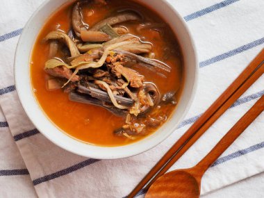 Geleneksel Kore yemeği Yukgaejang, Biftek çorbası.