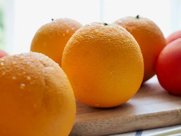 유기농 오렌지와 토마토 — 스톡 사진