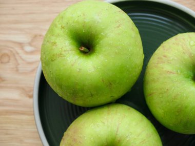 Taze organik meyve yeşili elma