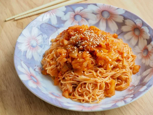 อาหารเกาหล วยเต Kimchi Bibim — ภาพถ่ายสต็อก