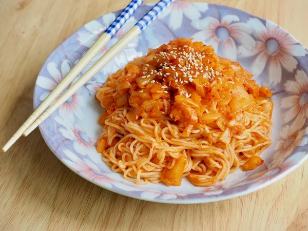 อาหารเกาหล วยเต Kimchi Bibim — ภาพถ่ายสต็อก