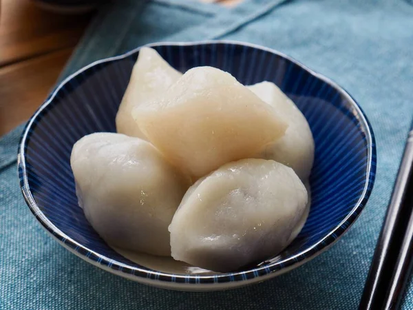 Comida Coreana Songpyeon Bolo Arroz Branco — Fotografia de Stock