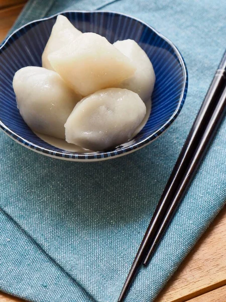 Comida Coreana Songpyeon Pastel Arroz Blanco — Foto de Stock