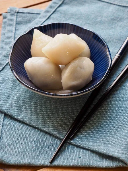 Comida Coreana Songpyeon Bolo Arroz Branco — Fotografia de Stock