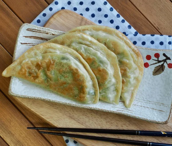 Asian Food Dim Sum Fried Dumplings — Stock Photo, Image