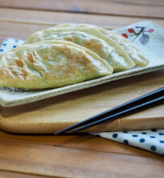 Asijské Jídlo Dim Sum Smažené Knedlíky — Stock fotografie