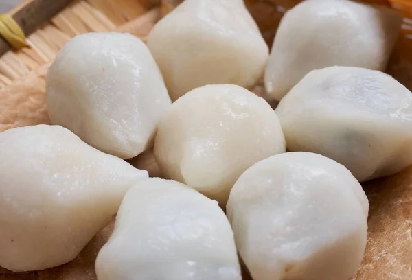 Korean Food Songpyeon White Rice Cake — Stock Photo, Image