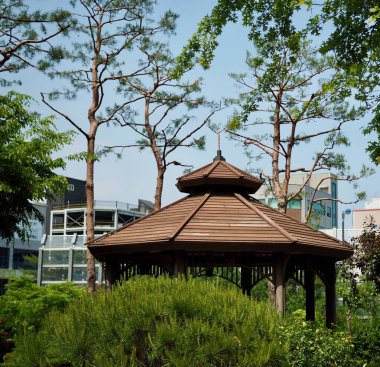 Eski ahşap mimari çatı, desen