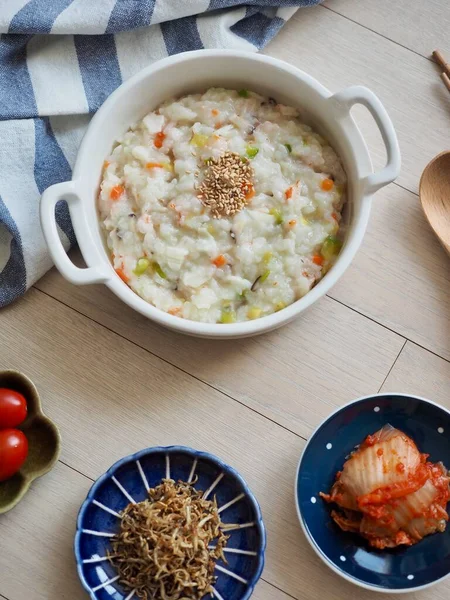 Koreaanse Traditionele Voedsel Groente Pap — Stockfoto
