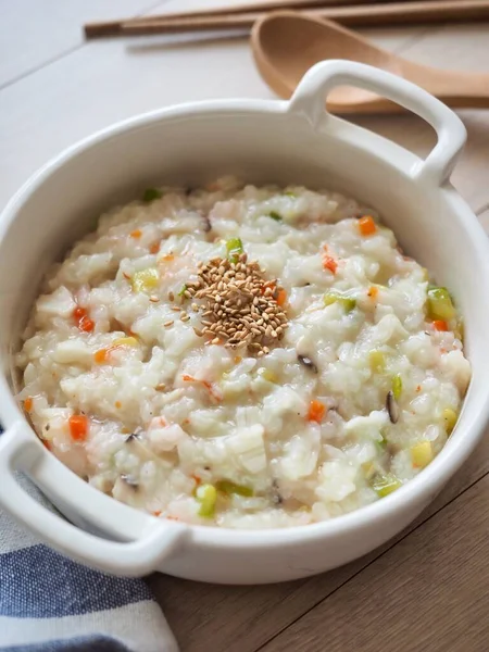 Korean Traditional Food Vegetable Porridge — Stock Photo, Image