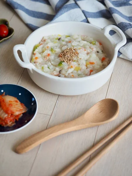 韓国の伝統野菜粥 — ストック写真