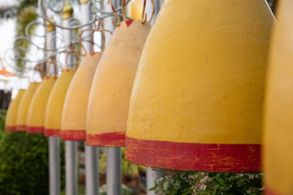 Bells lined in Thailand, Asian temples