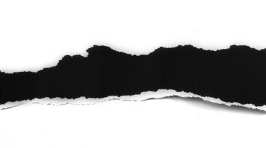 Reklam mesajları için yer açmak için parçalanmış kağıt