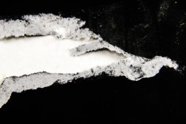 Sayfa kağıdı, yırtık kağıt, reklam metni, tasarım, boş metin alanı için arkaplan alanı olarak kullanılır.