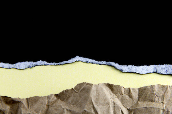 Листовая бумага, рваная бумага, используется в качестве фонового пространства для рекламного текста, дизайна, пустой текстовой области
.