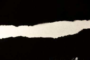 Kağıt şablon alanı oluşturmak için yırtılıyor. Metin alanı Tasarım ve reklamlar için boş alan veya tasarım arka planı olarak kullanılır.