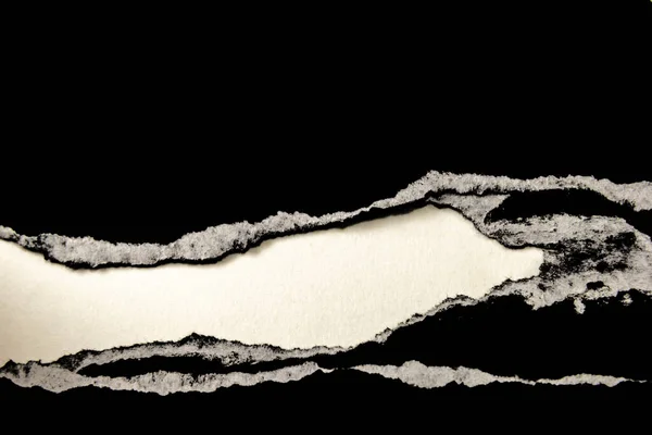 Kağıt şablon alanı oluşturmak için yırtılıyor. Metin alanı Tasarım ve reklamlar için boş alan veya tasarım arka planı olarak kullanılır.