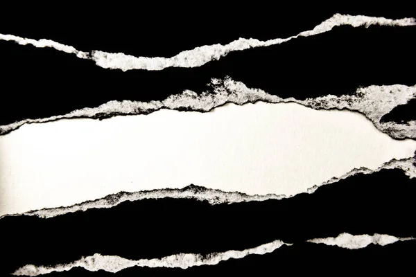 Kağıt şablon alanı oluşturmak için yırtılıyor. Metin alanı Tasarım ve reklamlar için boş alan veya tasarım arka planı olarak kullanılır.