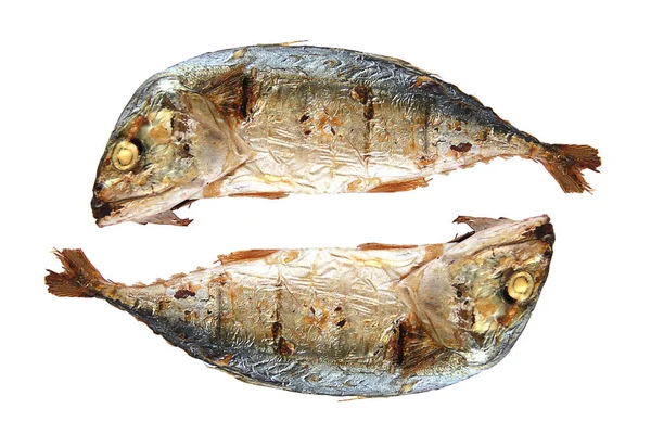 Gegrilde Makreel Een Ander Populair Voedsel Voor Aziatische Mensen Gescheiden — Stockfoto