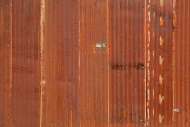 Paslı metal arka plan Eski çinko, pas dikey boş alan metin veya arkaplan