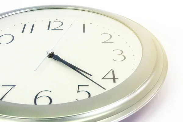 Close Hand Wall Clock Face — Stock Photo, Image