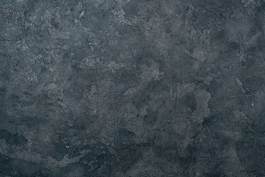 top view of grungy dark concrete wall for background