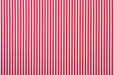 top view of white and red striped surface for background clipart