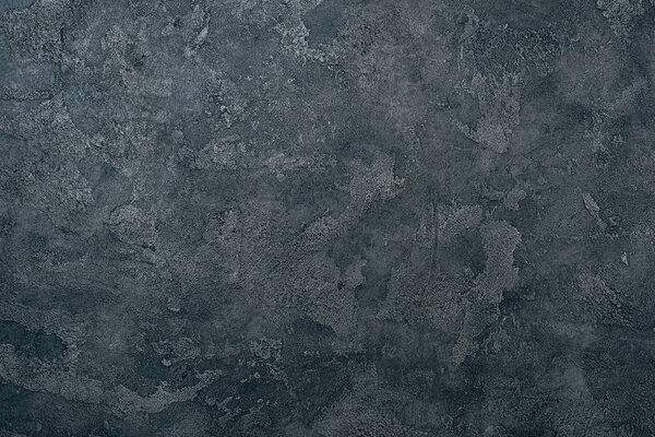 top view of grungy dark concrete wall for background
