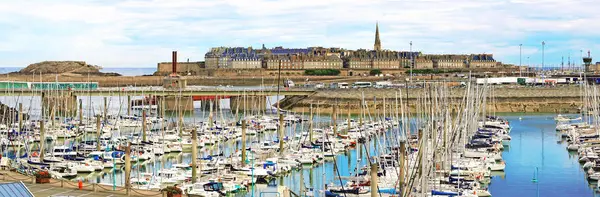Marina Saint Malo Inbretagne França — Fotografia de Stock