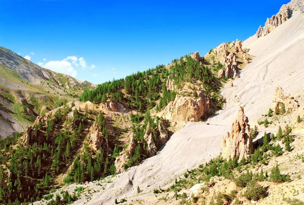Casco Desertado Passe Izoard Nos Alpes França — Fotografia de Stock