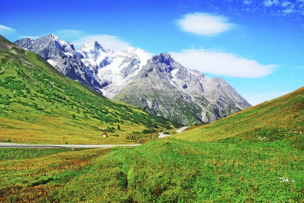 Pass Von Lautaret Den Alpen Frankreich — Stockfoto
