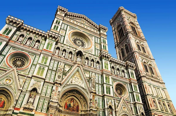 Toskana Floransa Katedrali Cephesi — Stok fotoğraf