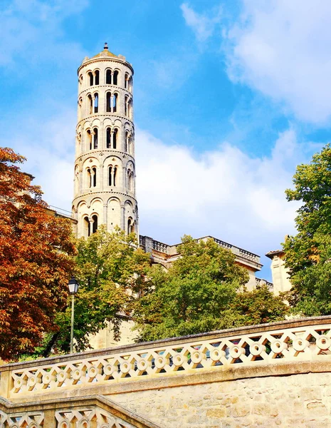 Torre Fenestrelle Uzs Occitanie Francia — Foto Stock